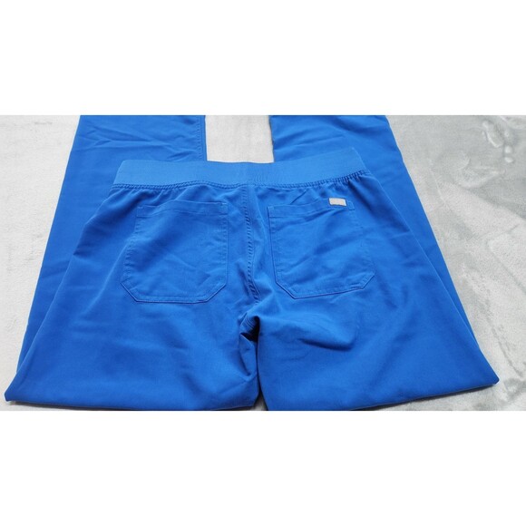 Figs Women's Size Small Blue Technical Collection Scrub Pants Drawstring - Picture 2 of 11